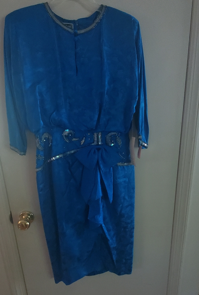 NWT Silk dress with embellishments